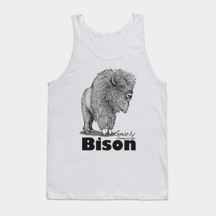 Gnarly American Bison, Not a Buffalo Tank Top